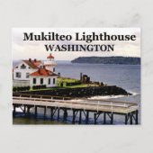Mukilteo Lighthouse, Washington Briefkaart #1 (Voorkant)