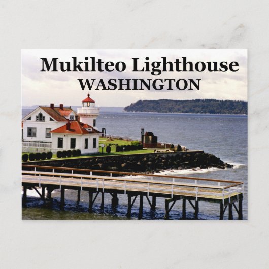 Mukilteo Lighthouse, Washington Briefkaart #1 (Voorkant)
