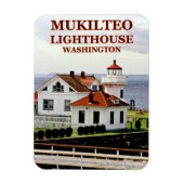 Mukilteo Lighthouse, Washington Flexi Magnet Magneet (Verticaal)