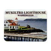Mukilteo Lighthouse, Washington Magnet Magneet (Horizontaal)