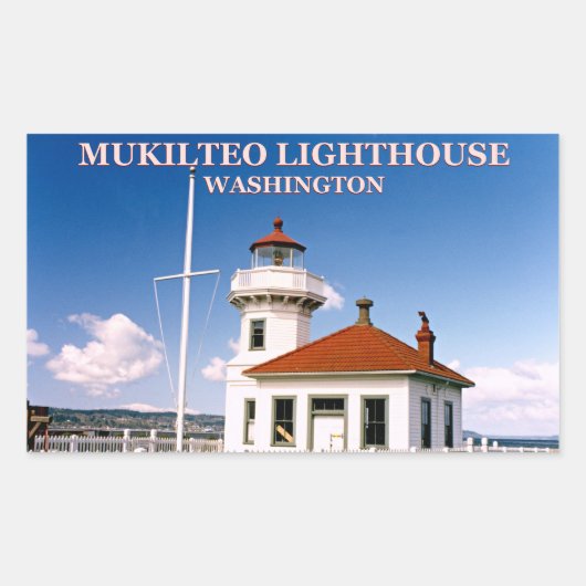Mukilteo Lighthouse, Washington Stickers (Voorkant)