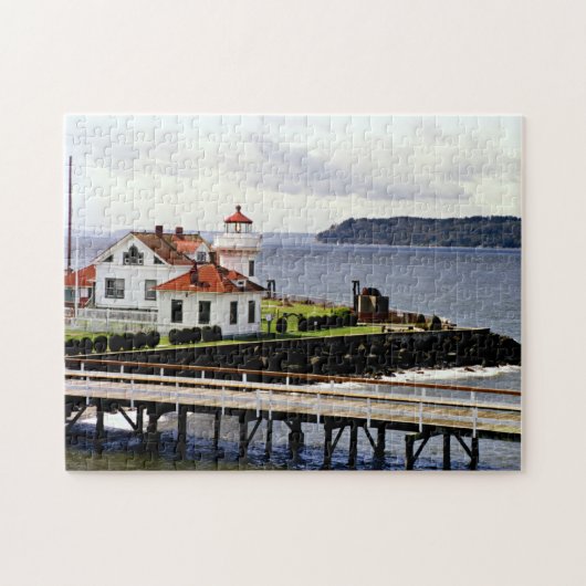 Mukilteo Vuurtoren, Washington puzzel (Horizontaal)