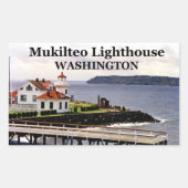 Mukilteo Vuurtoren, Washington Stickers #1 (Voorkant)