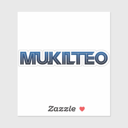 Mukilteo WA Sticker (Vel)