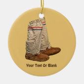 Mukluks Keramisch Ornament (Voorkant)