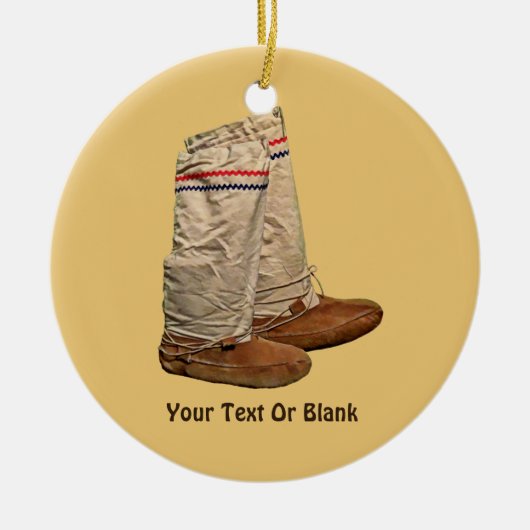 Mukluks Keramisch Ornament (Voorkant)