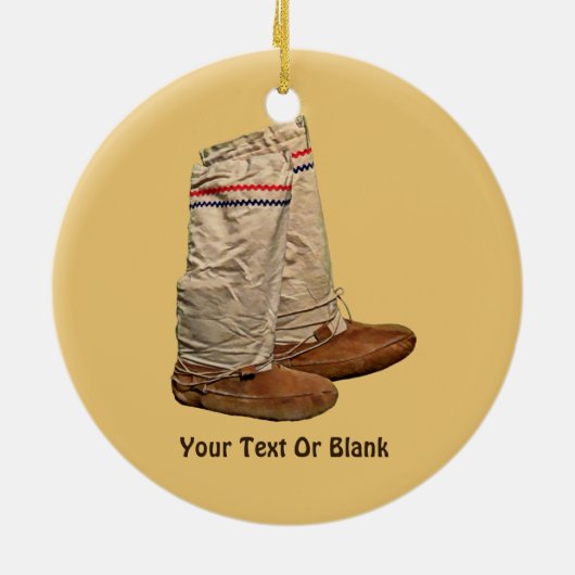 Mukluks Keramisch Ornament (Achterkant)