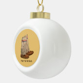 Mukluks Keramische Bal Ornament (Rechts)