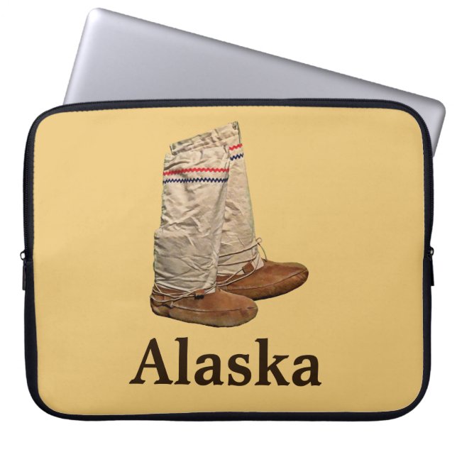 Mukluks Laptop Sleeve (Voorkant)