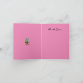 Mukluks met Flowers Waterverf Design Hartelijk dan Kaart (Binnen)