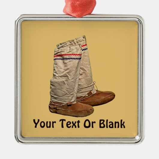 Mukluks Metalen Ornament (Voorkant)