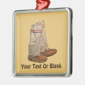 Mukluks Metalen Ornament (Links)