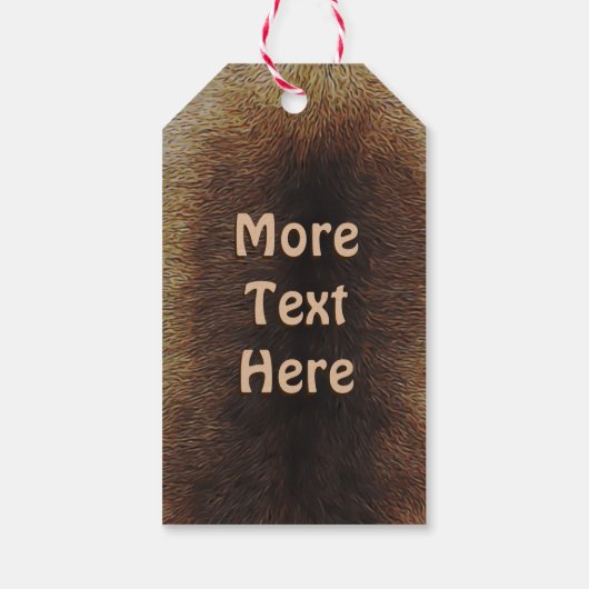 Mukluks on Cariou Fur Cadeaulabel (Achterkant)