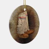 Mukluks on Cariou Fur Keramisch Ornament (Rechts)