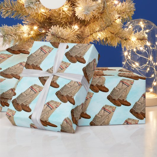 Mukluks on Snow Cadeaupapier (Feestdagen)