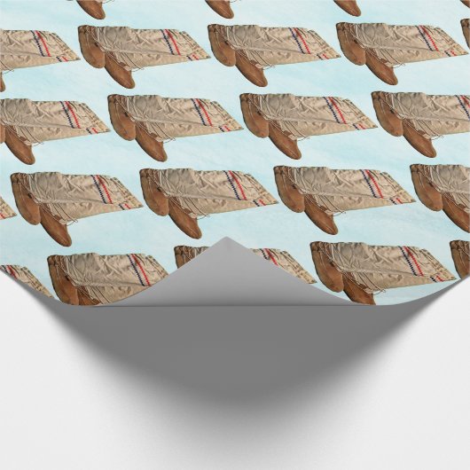 Mukluks on Snow Cadeaupapier (Hoek)