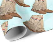 Mukluks on Snow Cadeaupapier (Rol Hoek)