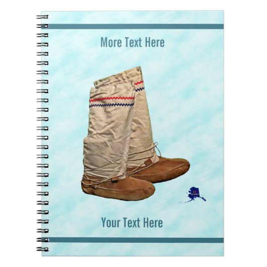 Mukluks on Snow Notitieboek (Voorkant)