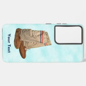 Mukluks on Snow Samsung Galaxy Hoesje (Achterkant horizontaal)