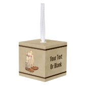 Mukluks op oud papier decoratie (Achter hoekig)