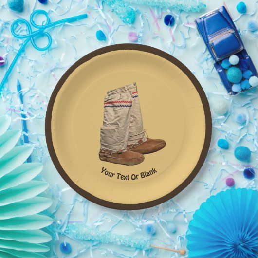 Mukluks Papieren Bordje (Feest)