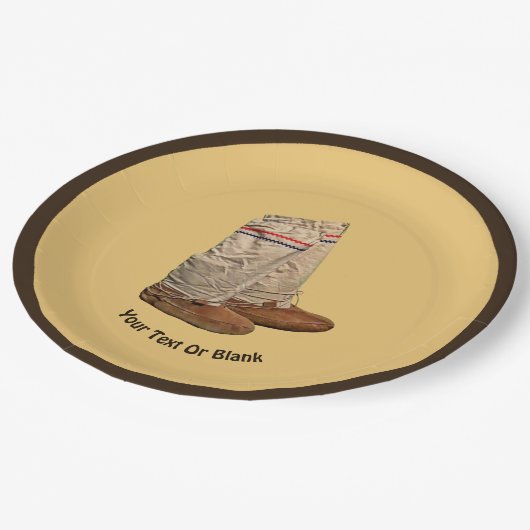 Mukluks Papieren Bordje (Gekanteld)