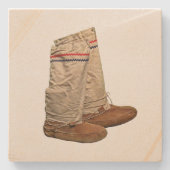 Mukluks Stenen Onderzetter (Voorkant)