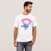 Mukpuddy Blue guy - Basic Plain Mannen T T-shirt (Voorkant volledig)