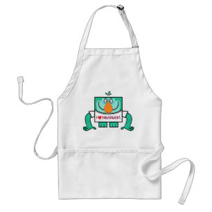 Mukpuddy - "l <3 Muk" - Apron Standaard Schort