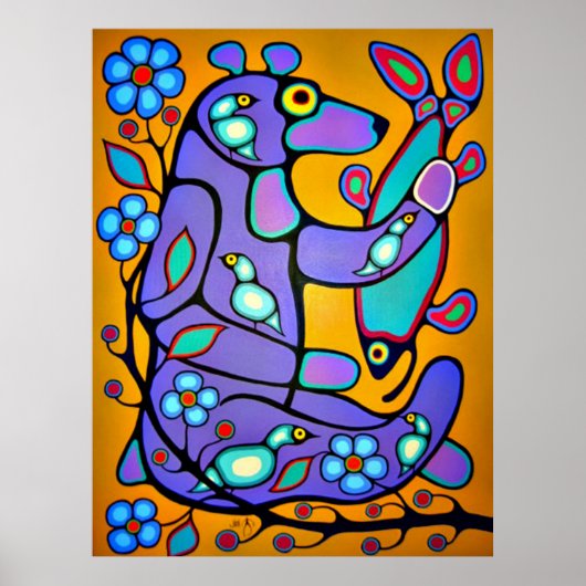 Mukwa-Beer Poster (Voorkant)