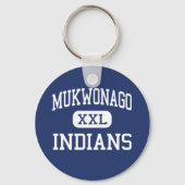 Mukwonago - Indiërs - High - Mukwonago Wisconsin Sleutelhanger (Voorkant)