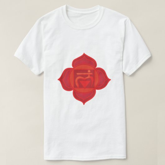 Muladhara chakra Mannen T-shirt (Design voorkant)