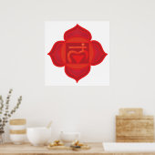 Muladhara chakra-Poster Poster (Keuken)