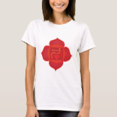 Muladhara chakra T-shirt voor dames (Voorkant)
