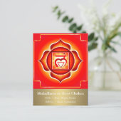 Muladhara- of wortelchakra-Briefkaart Briefkaart (Staand voorkant)