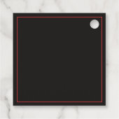 Muladhara Wortel Chakra Aangepast Kaarslabel Bedankjes Labels (Achterkant)