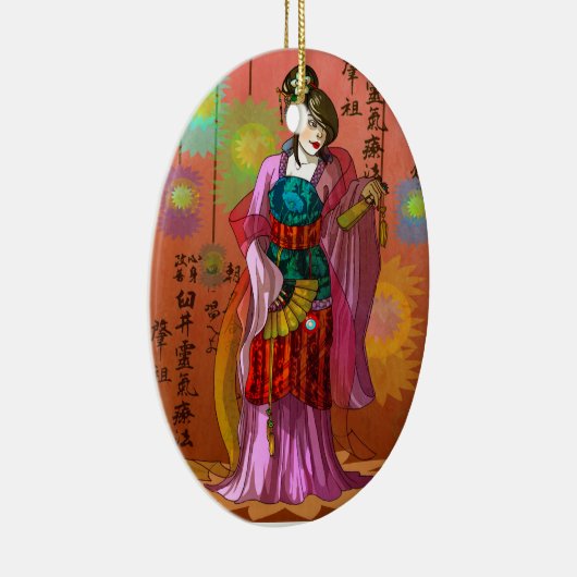 Mulan Keramisch Ornament (Rechts)