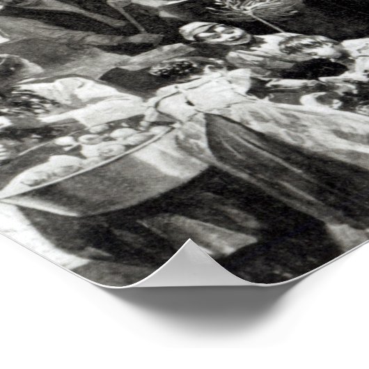 Mulberry Bend Italiaanse kolonie in New York Poster (Hoek)