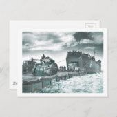 Mulberry Deep Water Harbour D-dag Briefkaart (Voorkant / Achterkant)