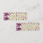 Mulberry Dot Skinny Visitekaartje (Voorkant / Achterkant)