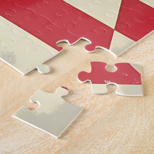 Mulberry en Blueberry Pie, ijs en koffie Legpuzzel (Zijkant)