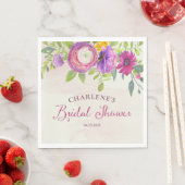 Mulberry en Ivory Dream Vrijgezellenfeest Servet (Insitu)