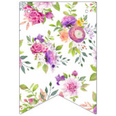 Mulberry en Ivory Dream Vrijgezellenfeest Vlaggetjes (Eerste vlag)