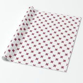 Mulberry kruisstift op wit cadeaupapier (Uitgerold)
