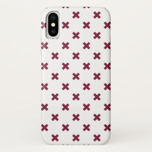 Mulberry kruisstift op wit Case-Mate iPhone case