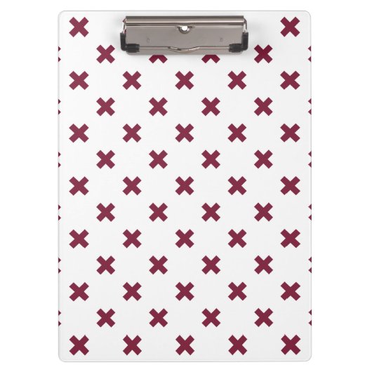 Mulberry kruisstift op wit klembord (Voorkant)