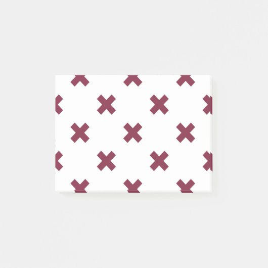 Mulberry kruisstift op wit post-it® notes (Voorkant)