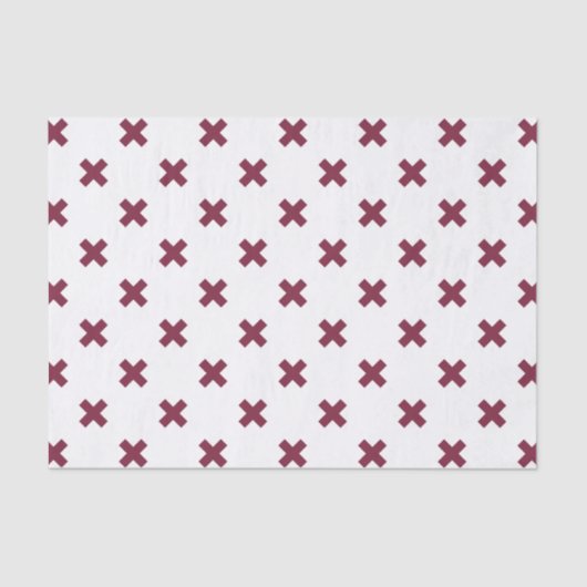 Mulberry kruisstift op wit tissuepapier (Voorkant)