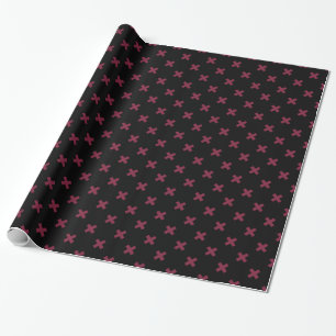 Mulberry kruisstift op zwart cadeaupapier