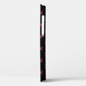 Mulberry kruisstift op zwart Case-Mate iPhone case (Achterkant / Links)